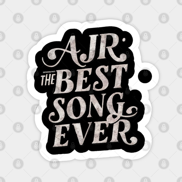 Distressed AJR the best song ever Sticker by thestaroflove